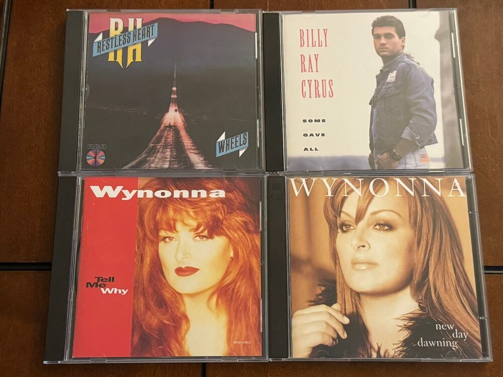 Billy Ray Cyrus Some Winona Judd New Day Dawning Restless Heart Wheels CD lot